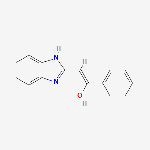 molecular formula C15H12N2O B12943270 2-(1H-Benzo[d]imidazol-2(3H)-ylidene)-1-phenylethanone 