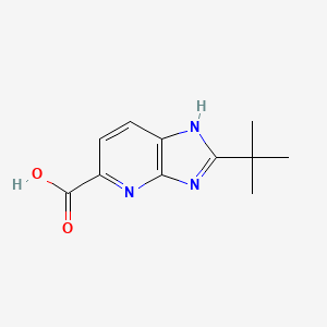 2-(tert-Butyl)-3H-imidazo[4,5-b]pyridine-5-carboxylic acid