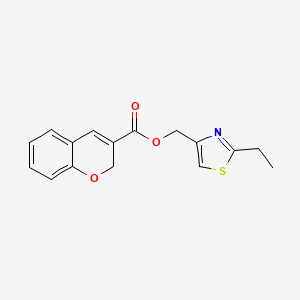 (2-Ethylthiazol-4-yl)methyl 2H-chromene-3-carboxylate