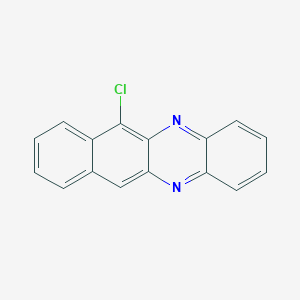 molecular formula C16H9ClN2 B12943390 6-Chlorobenzo[b]phenazine 