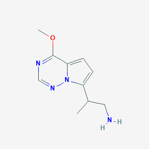 2-(4-Methoxypyrrolo[2,1-f][1,2,4]triazin-7-yl)propan-1-amine