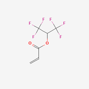 molecular formula C6H4F6O2 B1294341 Hexafluoroisopropyl acrylate CAS No. 2160-89-6