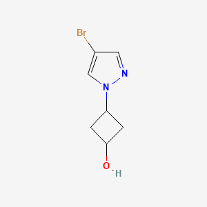 Rel-(1r,3r)-3-(4-bromo-1H-pyrazol-1-yl)cyclobutan-1-ol