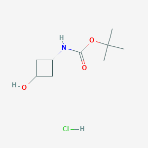 tert-Butyl (trans-3-hydroxycyclobutyl)carbamate hydrochloride