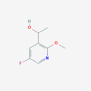 1-(5-Fluoro-2-methoxypyridin-3-yl)ethan-1-ol