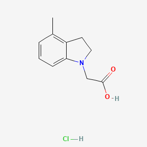 2-(4-Methylindolin-1-yl)acetic acid hydrochloride