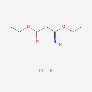 molecular formula C7H14ClNO3 B1294350 3-乙氧基-3-亚氨基丙酸乙酯盐酸盐 CAS No. 2318-25-4