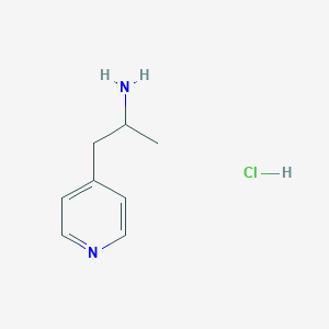 molecular formula C8H13ClN2 B12943533 1-(Pyridin-4-yl)propan-2-amine hydrochloride 