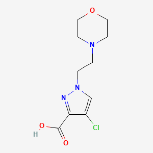 4-Chloro-1-(2-morpholinoethyl)-1H-pyrazole-3-carboxylic acid