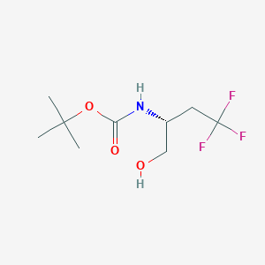 tert-Butyl (R)-(4,4,4-trifluoro-1-hydroxybutan-2-yl)carbamate