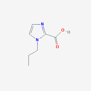 molecular formula C7H10N2O2 B12943587 1-Propylimidazole-2-carboxylic acid 