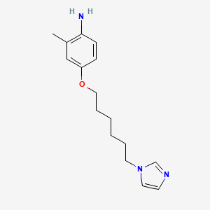 4-((6-(1H-Imidazol-1-yl)hexyl)oxy)-2-methylaniline