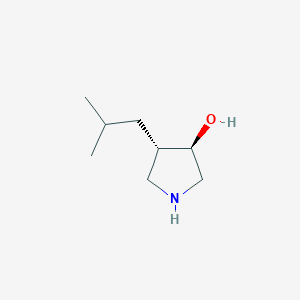 Rel-(3R,4S)-4-isobutylpyrrolidin-3-ol