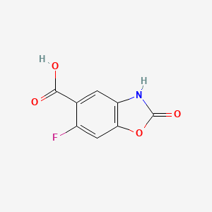 6-Fluoro-2-oxo-2,3-dihydrobenzo[d]oxazole-5-carboxylic acid