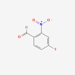 molecular formula C7H4FNO3 B1294362 4-氟-2-硝基苯甲醛 CAS No. 2923-96-8