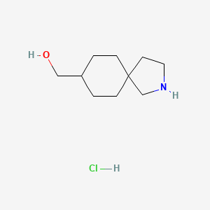 molecular formula C10H20ClNO B12943630 (2-Azaspiro[4.5]decan-8-yl)methanol hydrochloride 