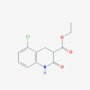 Ethyl 5-chloro-2-oxo-1,2,3,4-tetrahydroquinoline-3-carboxylate