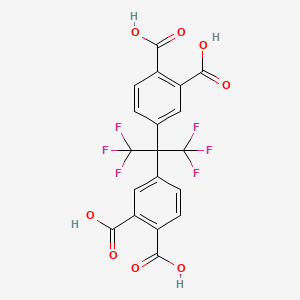 molecular formula C19H10F6O8 B1294364 4,4'-(全氟丙烷-2,2-二基)二苯二甲酸 CAS No. 3016-76-0