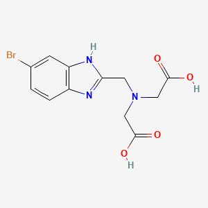 2,2'-(((5-Bromo-1H-benzo[d]imidazol-2-yl)methyl)azanediyl)diacetic acid