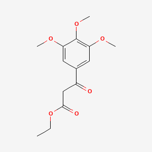 B1294368 Ethyl 3-oxo-3-(3,4,5-trimethoxyphenyl)propanoate CAS No. 3044-56-2