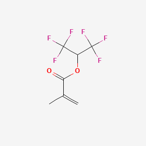molecular formula C7H6F6O2 B1294371 Hexafluoroisopropyl methacrylate CAS No. 3063-94-3