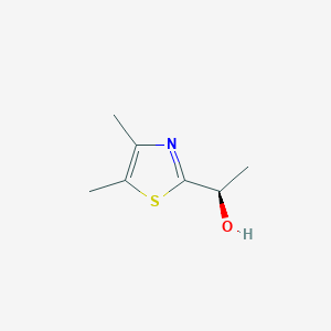 molecular formula C7H11NOS B12943768 (R)-1-(4,5-Dimethylthiazol-2-yl)ethanol 