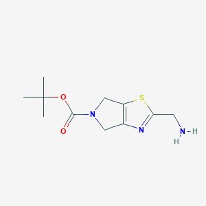 tert-Butyl 2-(aminomethyl)-4,6-dihydro-5H-pyrrolo[3,4-d]thiazole-5-carboxylate