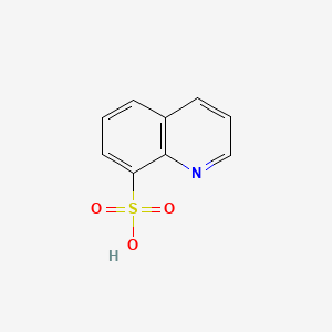 molecular formula C9H7NO3S B1294380 8-Quinolinesulfonic acid CAS No. 85-48-3