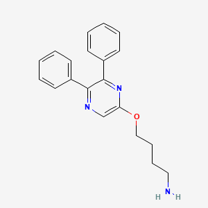 4-((5,6-Diphenylpyrazin-2-yl)oxy)butan-1-amine