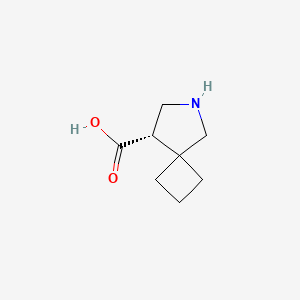 molecular formula C8H13NO2 B12943819 (S)-6-Azaspiro[3.4]octane-8-carboxylic acid 