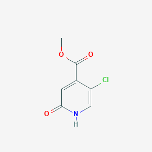 molecular formula C7H6ClNO3 B12943869 Methyl 5-chloro-2-oxo-1,2-dihydropyridine-4-carboxylate 