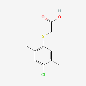 B1294387 [(4-Chloro-2,5-dimethylphenyl)thio]acetic acid CAS No. 93-77-6