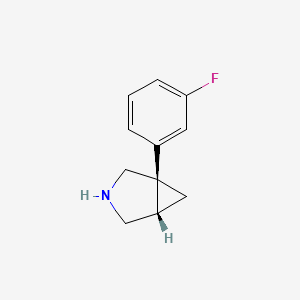 (1R,5S)-1-(3-Fluorophenyl)-3-azabicyclo[3.1.0]hexane