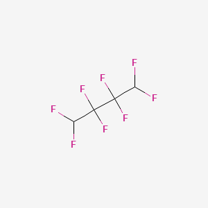 molecular formula C4H2F8 B1294393 Butane, 1,1,2,2,3,3,4,4-octafluoro- CAS No. 377-36-6
