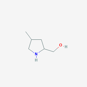 molecular formula C6H13NO B12943946 (4-Methylpyrrolidin-2-yl)methanol 