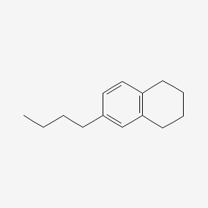 molecular formula C14H20 B12943974 6-Butyltetralin CAS No. 30654-45-6