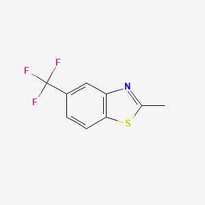 B1294398 2-Methyl-5-(trifluoromethyl)benzothiazole CAS No. 398-99-2
