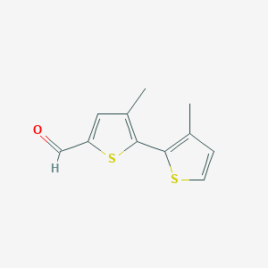 3,3'-Dimethyl-2,2'-bithiophenyl-5-carboxaldehyde