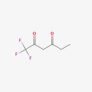 B1294399 1,1,1-Trifluorohexane-2,4-dione CAS No. 400-54-4