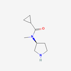 (S)-N-methyl-N-(pyrrolidin-3-yl)cyclopropanecarboxamide