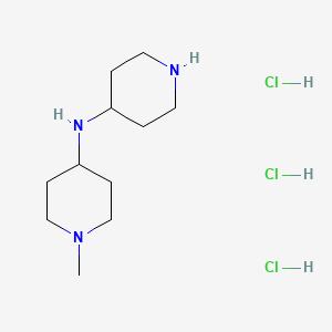 1-Methyl-N-(piperidin-4-yl)piperidin-4-amine trihydrochloride