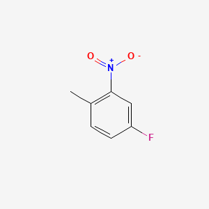 molecular formula C7H6FNO2 B1294404 4-氟-2-硝基甲苯 CAS No. 446-10-6