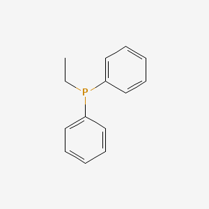 molecular formula C14H15P B1294405 乙基二苯基膦 CAS No. 607-01-2