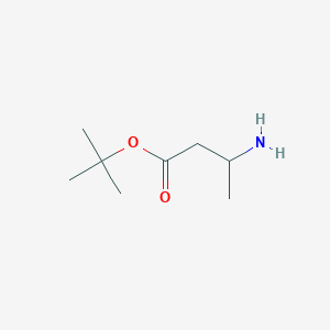 molecular formula C8H17NO2 B12944050 tert-Butyl 3-aminobutanoate CAS No. 120686-16-0