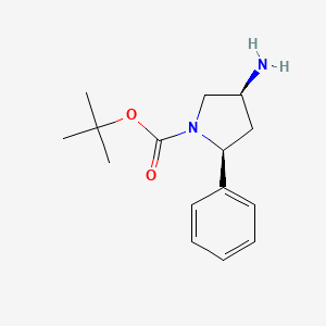 (2S,4S)-tert-Butyl 4-amino-2-phenylpyrrolidine-1-carboxylate