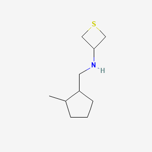 N-((2-Methylcyclopentyl)methyl)thietan-3-amine