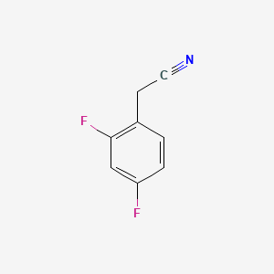 molecular formula C8H5F2N B1294412 2,4-二氟苯乙腈 CAS No. 656-35-9