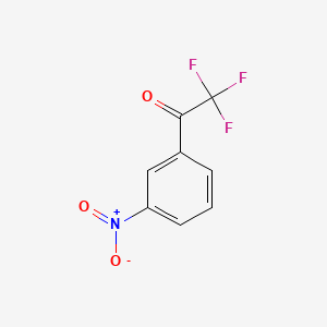 molecular formula C8H4F3NO3 B1294413 2,2,2-三氟-1-(3-硝基苯基)乙酮 CAS No. 657-15-8