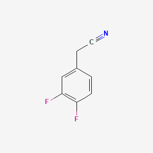 molecular formula C8H5F2N B1294414 3,4-二氟苯乙腈 CAS No. 658-99-1