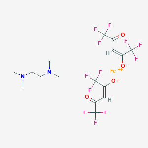 Bis(1,1,1,5,5,5-hexafluoroacetylacetonato)(N,N,N',N'-tetramethylethylenediamine)iron(II)